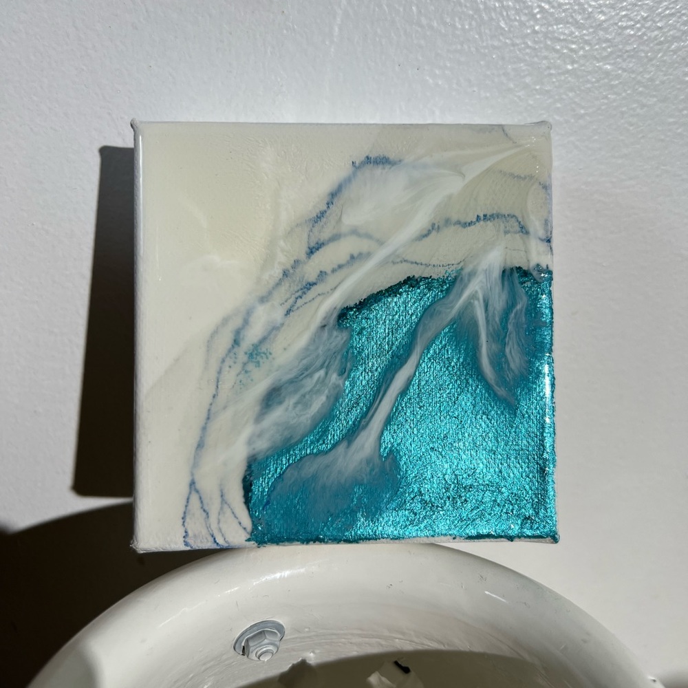 Hand Made Glacial Wisp Art